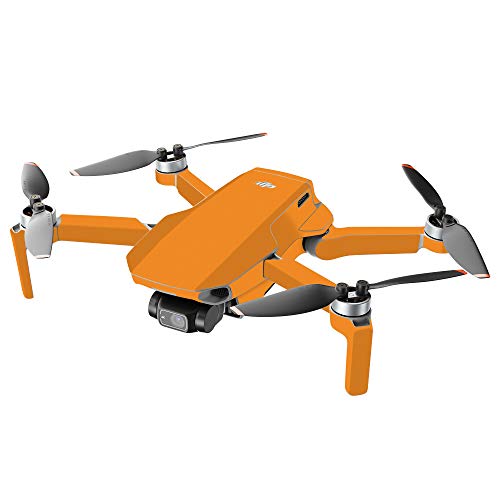 Image of MightySkins Compatible with DJI Mini 2 Portable Drone - Solid Orange | Protective, Durable, and Unique Vinyl Decal wrap Cover | Easy to Apply, Remove, and Change Styles | Made in The USA