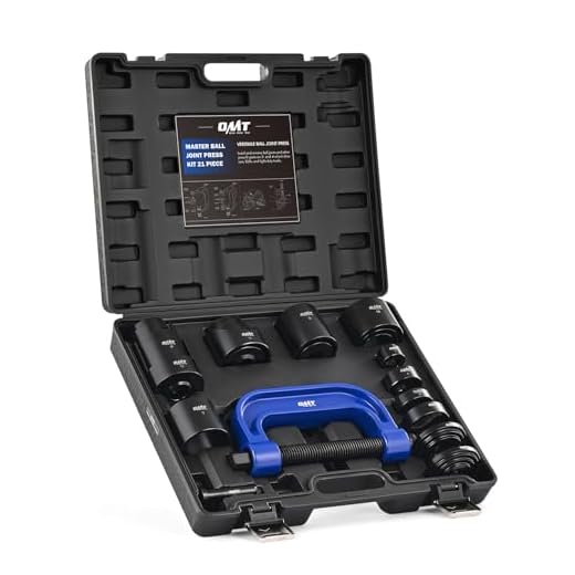 Orion Motor Tech Ball Joint Press Kit, 21pc Master Ball Joint Removal Tool, Upper and Lower Ball Joint Remover with C Frame, Heavy Duty Brake Anchor Pin U Joint Ball Joint Press Tool for 2WD 4WD Cars