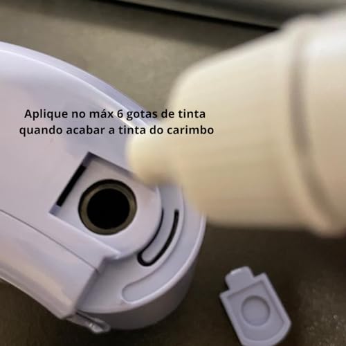 CARIMBO DE SEGURANCA ESCONDE TEXTO CS-10 CAIXA KIT COM TINTA