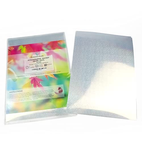 Autocollants vinyle argenté holographique A4 pour personnaliser vos objets du quotidien