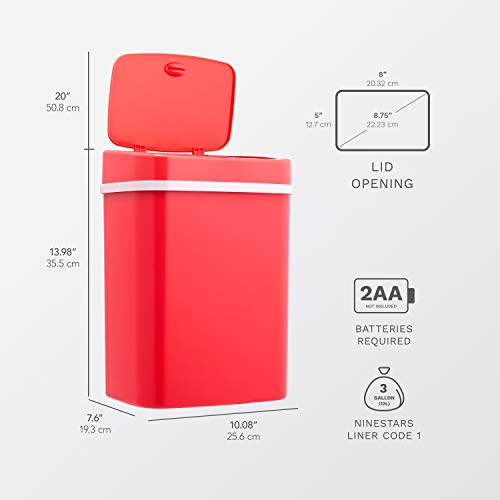 image for Ninestars DZT-12-5RS Bedroom or Bathroom Automatic Touchless Infrared 