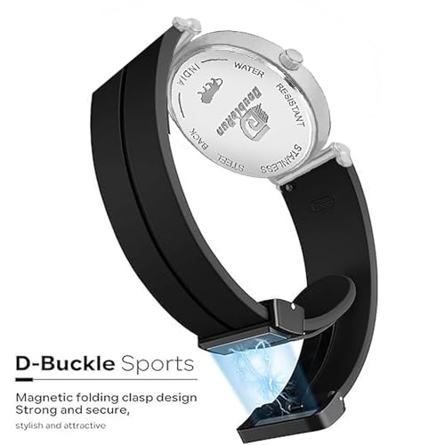 Image of DOUBLERUN Date Function White Color Silicone Strap Analog Wrist Watch for Men S 26-00-0