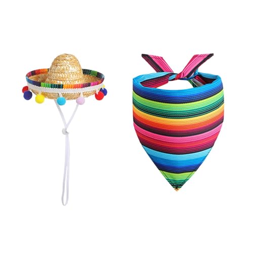 UPOINME 23Inch Mexico Theme Porch Geese Ornament Decoartive Hat and