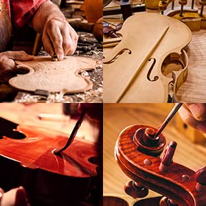 Image of Eastar 1 /4 Violin Set Fiddle Quarter Size EVA-2 for Kids Beginners Students with Hard Case, Rosin, Shoulder Rest, Bow, and Extra Strings (Imprinted Finger Guide on Fingerboard)