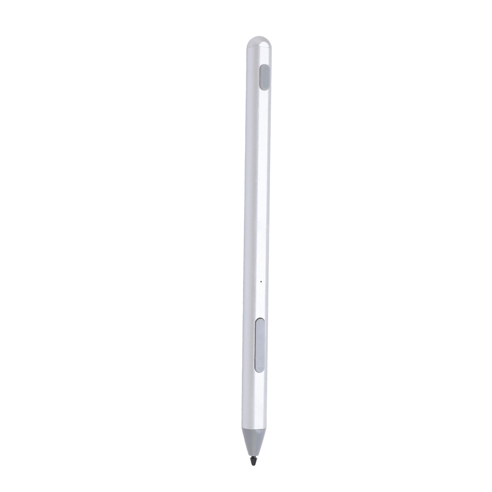 Penna Stilo Ricaricabile 4096 Livelli di Pressione Touch Screen di Precisione Disegno Digitale per Dispositivi MPP2.0 Lega di Alluminio 1 unità (SILVER)