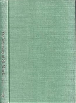 Unknown Binding THE TESTIMONY OF ST. MARK. Pref., Msgr. Lucien Cerfaux. Trsl., Malachy Carroll Book