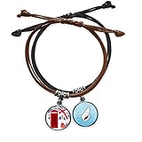 Package Quantity: 2 x bracelet (one black , one brown)