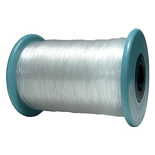 Fil de nylon transparent 1 mm (200g) pour couture et bricolage