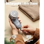 POPCHOSE Fabric Shaver, Lint Shaver with 6-Leaf Blade, Rechargeable - Image 4