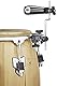 Meinl Percussion Professional Multi-Clamp - Klemme mit einstellbarer 0,375 Zoll Stangenösenbefestigung - Mit Z-Form Rod - Stahl, Schwarz (TMPMC-R)