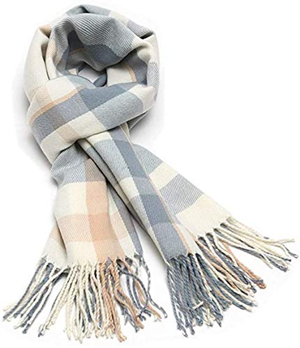 Chalier Fashion Winter Schal Damen Geschenke für Frauen Kaschmir Großer Karierter Quadratischer Damenschal Mama Freundin Karo Streifenmuster Weihnachtsmanns Geheimes...