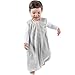 Woolino 4 Season Baby Sleep Bag with feet, Merino Wool Walker Sleep Bag Sack, 18-36m, Gray
