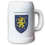 0,5l Füllinhalt Krug/Bierkrug 0,5l -25.Bierkrug Panzergrenadierbrigade 13 PzGrenBrig #12989