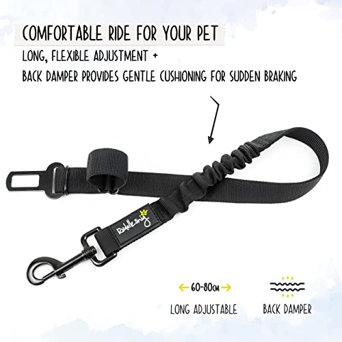 Miniatura 2 de Rudelkönig Cinturón De Seguridad Para Perro En Coche - Ajustable Y Elástico Para Todas Las Razas