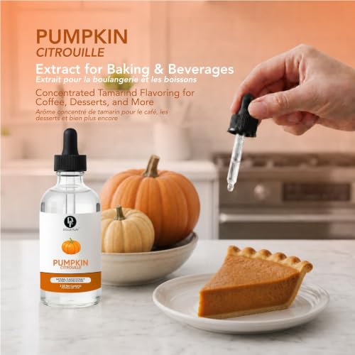 Image of Natural Pumpkin Extract for Baking, Beverages, Desserts, Cakes & More