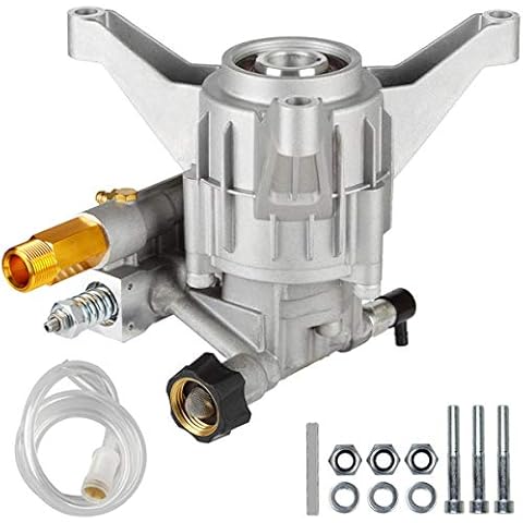 MUTURQ Vertical Pressure Washer Pump 7/8" Shaft, 3000 PSI, 2.5 GPM Replacement Power Washer Pump, Compatible with gcv190, 308653078, Rear facing, M22-14mm Outlet Cover