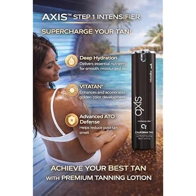 California Tan CT Axis Step 1 Intensifier Tanning Bed Lotion 6.8 ounces