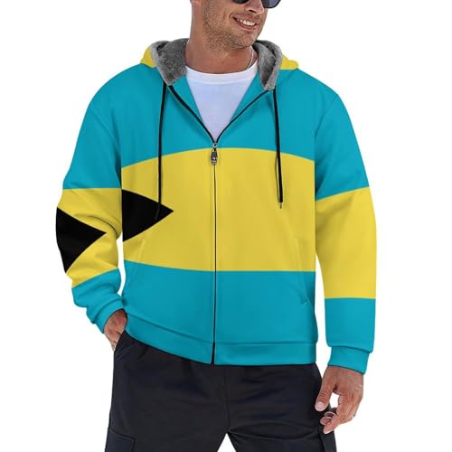 Chaqueta de Bahamas para hombre que elimina el frío con vellón grueso