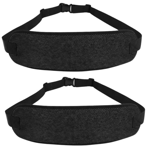 車椅子 ベルト 安全ベルト 介護用 2本 固定ベルト 転落 ずり落ち防止 ワンタッチ装着 姿勢保持 滑り止め 車いすベルト 転落防止 通気性メッシュ素材介助用ベルト 転落 ずり落ち防止 調整可能バンド (黒2本)