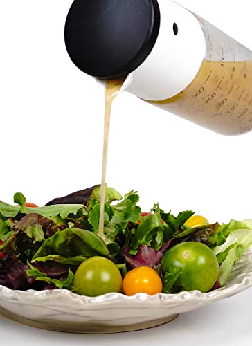 RSVP International Kitchen Accessories Collection Oil & Dressing, Mixer, 1.25 Cup Capacity, Glass Bottom - Thumbnail 5