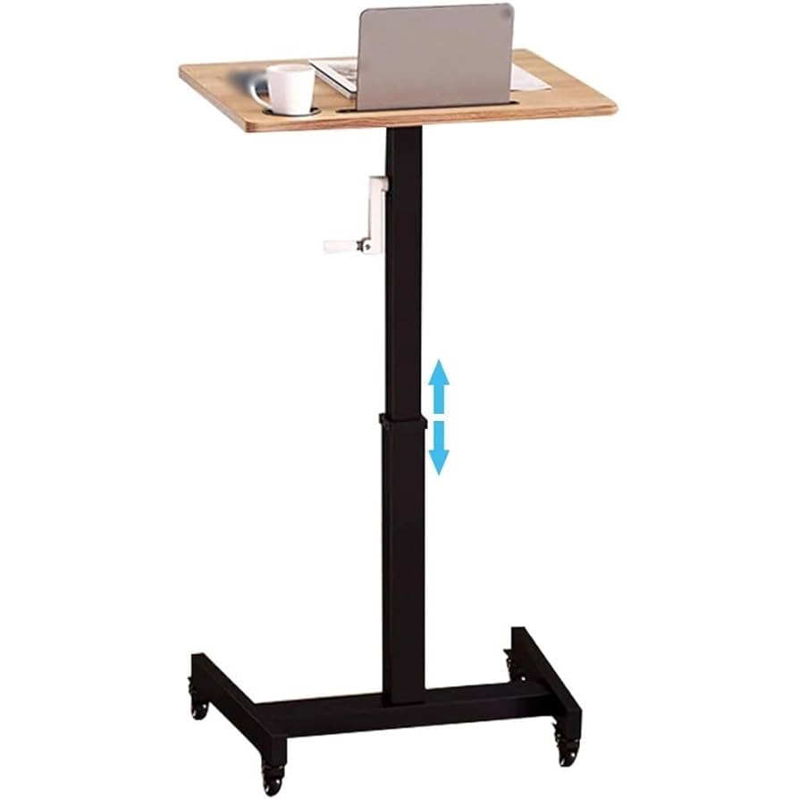 キッチン収納・ラック A boy riding a skateboard StarTech.com Mobile Standing Desk - Portable Sit-Stand