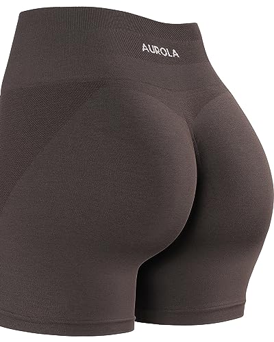 AUROLA Intensify V2.0 Women's Workout Shorts Athletic Running Shorts, Seamless High Waist Gym Yoga Shorts2