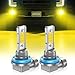 Marsauto H16 H11 H8 LED Fog Light Bulb Yellow, 12,000 Lumens 3500K Amber Yellow Fog Lights Super Bright & Compact H8/H11 LED Bulb, 1:1 Mini Size Plug and Play, Side Marker & Parking Light Combos