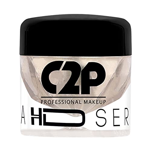 Image of C2P Pro Eyeshadow Pigment for Eye Makeup - 2g | Long-Lasting and Highly Pigmented Loose Precious Pigments with Metallic Effect | Cosmetics For Women and Girls (Sunday Ice 05, 02 Gram)