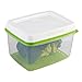 Rubbermaid FreshWorks Produce Saver Food Storage Container, Large, 17.3 Cup, Green