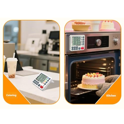 Minuteries de tâches multiples à 4 groupes pour opérations synchrones en cuisine - 4