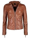 Maze Damen Lederjacke Water Cognac L
