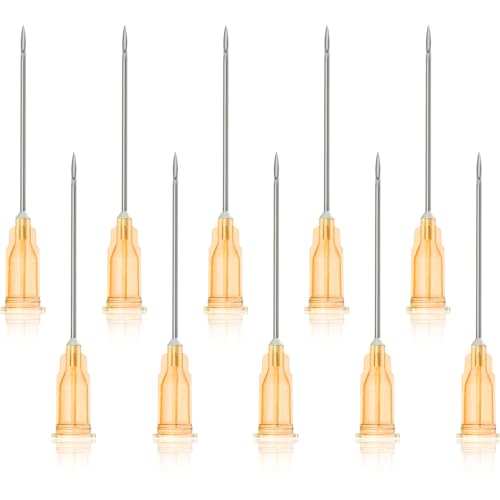 XIZAO - Dispensing Needle Accessories, 25G 1IN/25mm Stainless Steel Pipe Industrial Needles Individually Wrapped 60 Pcs