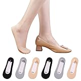 ❉ 【Design】: Unsere Frauen unsichtbare Socken mit speziellen Strickverfahren, viel Einfachheit, schön und elegant.Atmungsaktiv, leicht, dünn, feuchtigkeitstransportierend,Schweißabsorbierendes Material bekämpft Fußgeruch, wodurch Ihre Füße den ganzen Tag trocken und frisch bleiben.