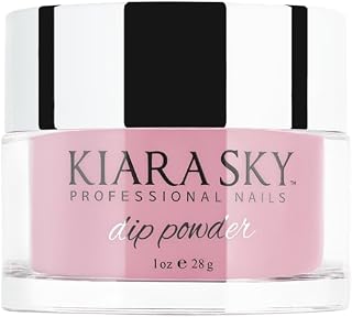 Kiara Sky Glow Collection Dip Powder 1 oz | Activate with UV, LED or sunlight | Retro Pink