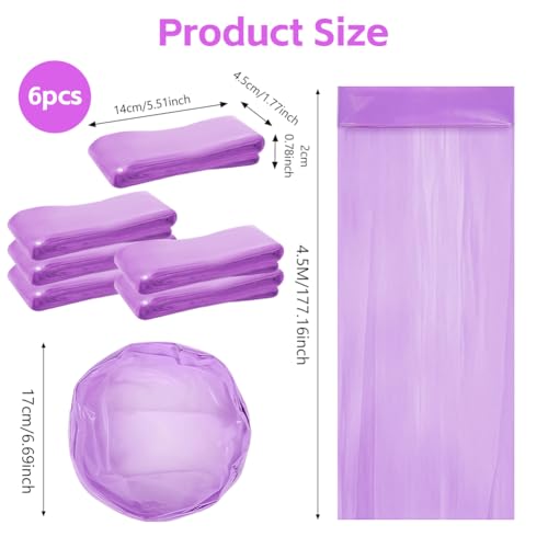 BUTBU 6-pak wkładów do kosza na pieluchy, 4,5 m worki do kosza na pieluchy, worki do utylizacji pieluch dla niemowląt, wkłady do kosza na pieluchy kompatybilne z Tommee Tippee, Twist and Click