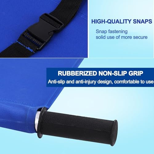 Portable Medical Stretcher with Wheels - Multifunctional Non-Slip Anti-Fall Design for Hospitals, Firefighting & Emergency Situations - Versatile Lightweight Rescue Equipment