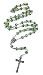 Rosary - Catholic Prayer Crystal Beads &Crucifix,6mm Beads (Green)