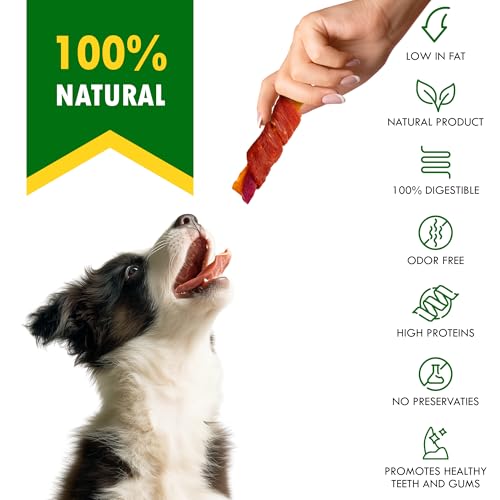 Image of Beloved Pets Sweet Potato Dog Treats & Healthy Duck Chews 10.6 Oz - Puppy Snacks & Soft Bones for Large, Medium & Small Breeds - Natural Dog Food & Grain-Free, Rawhide-Free Training Jerky Wraps