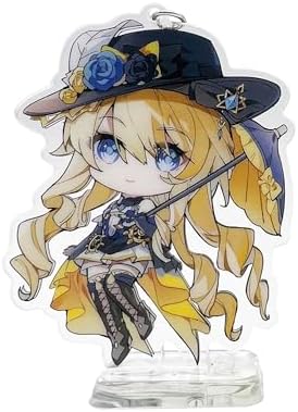 YJacuing Genshin Impact Cute Acrylic Keychain Figure
