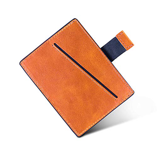Preisvergleich Produktbild LØWENHERZ Mini Wallet Aaron mit RFID Schutz Langlebiges Kreditkartenetui für Herren aus Premium Echtleder Bis zu 10 Karten inkl. Pull-Strap in Cognac Braun