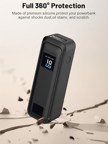 Funda de silicona compatible con Anker Prime Power Bank 20.100 mAh cargador de 3 puertos 5
