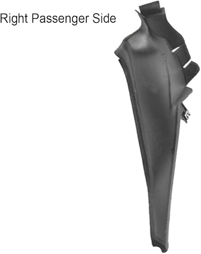 Miniatura 9 de KACEPAR Extensión de sello lateral del guardabarros delantero a capó del capó del parabrisas del panel del guardabarros, panel de moldura lateral