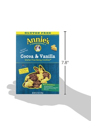Annie's Gluten Free Cookies, Cocoa & Vanilla Bunny Cookies, 6.75 Oz Box (Pack Of 6) #TOP7