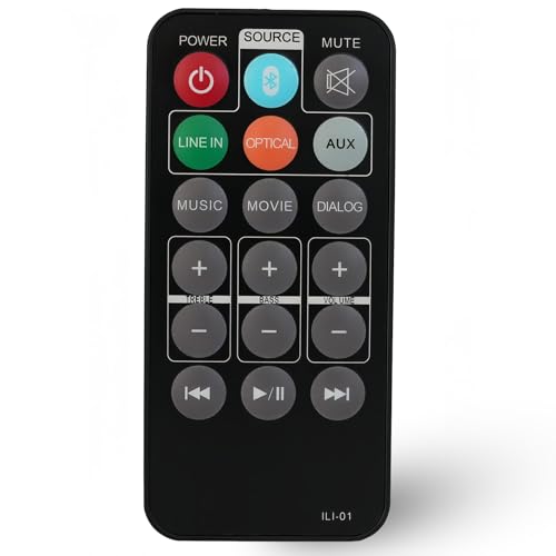 Control For Ilive Soundbar Sound Bar Audio System Itb404b Itb066b Itb174b Itb284b Itbsw285b Itb284 Itb490b Hd