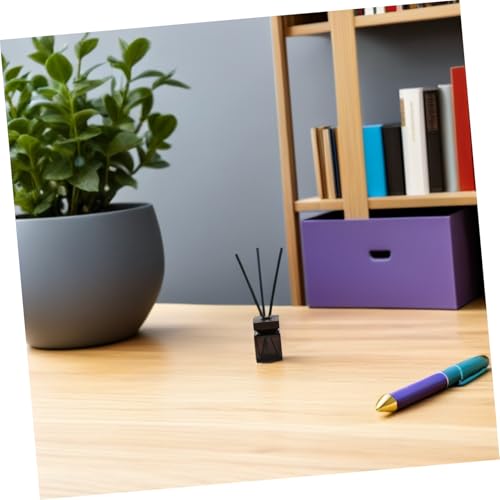 Difusor Aromaterapia Vidrio 100ml con Tapón Madera y Palitos miniatura 4