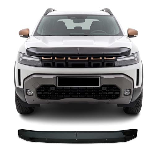 Déflecteurs d'air capot OMAC haut de gamme en ABS noir pour Dacia Duster 2024