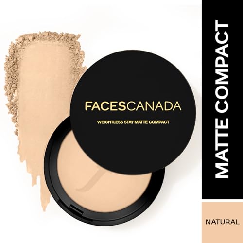 Image of FACESCANADA Matte & Glow Combo - Strobe Cream - Rose Gold (18ml) + Weightless Stay Matte Finish Compact Powder - Natural 02 (9g) | Flawless Glowy Finish | Hides Imperfections