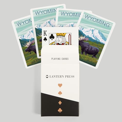 Naipes Póker Wyoming Moose y Montaña Nevada 52 Cartas miniatura 6