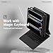 MAGEASY CoverBuddy iPad Case Fits Magic Keyboard for iPad Pro 13” (M5 & M4, 2024–2025) Magic Keyboard Compatible iPad Pro Case with Heat Dissipation, Built-in Pencil Holder (Leather Black 5.05)