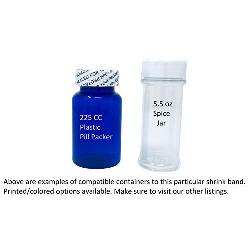 Image of Shrink Band Assorted Sample Pack for All Bottles and Containers (Medium /Large)